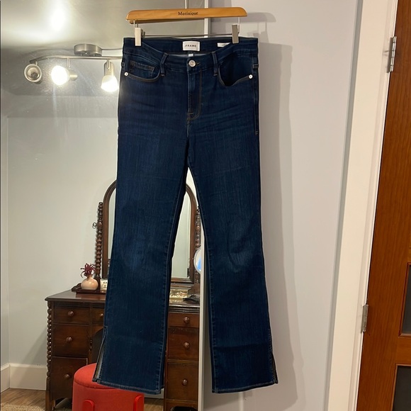 Frame Le Mini Boot in Indigo - Picture 2 of 6